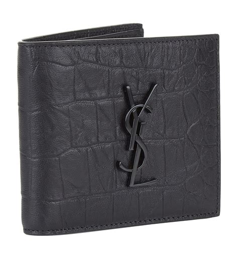 mens ysl card wallet|saint laurent trifold wallet men.